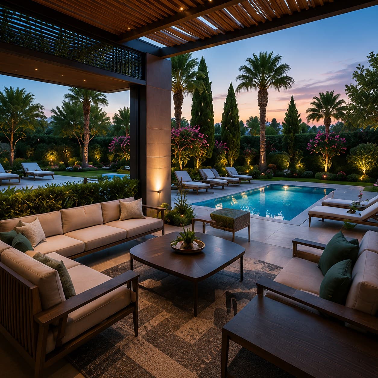 Azure Garden Villa project view