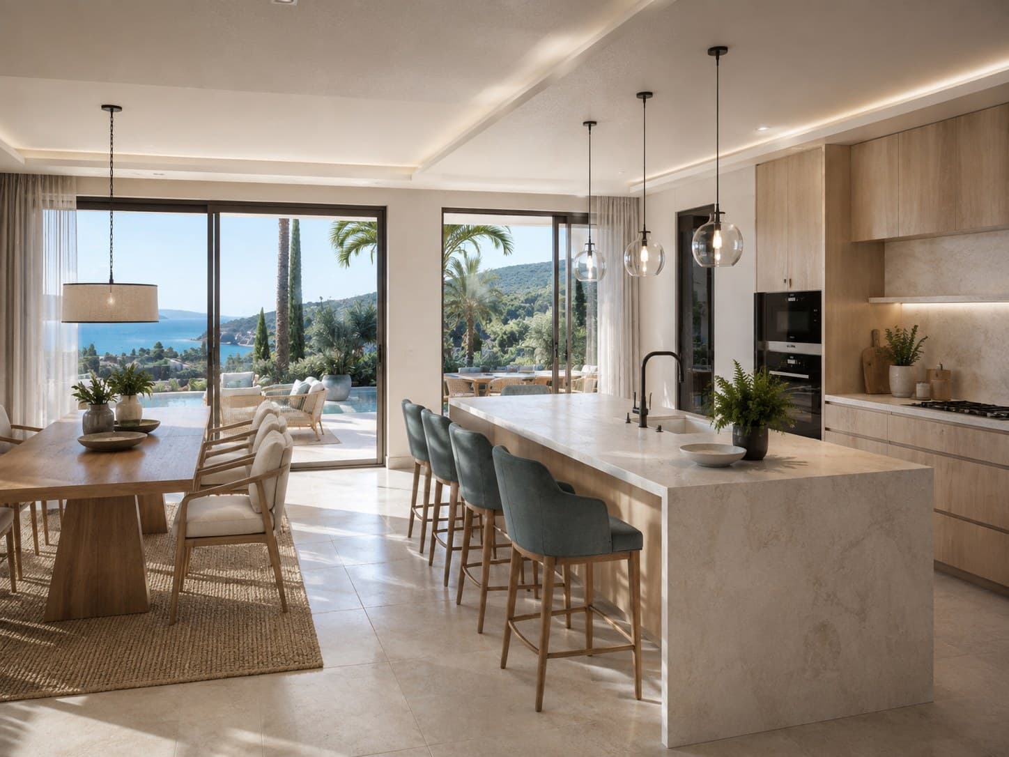 منظر من مشروع Davultepe Horizon Villa