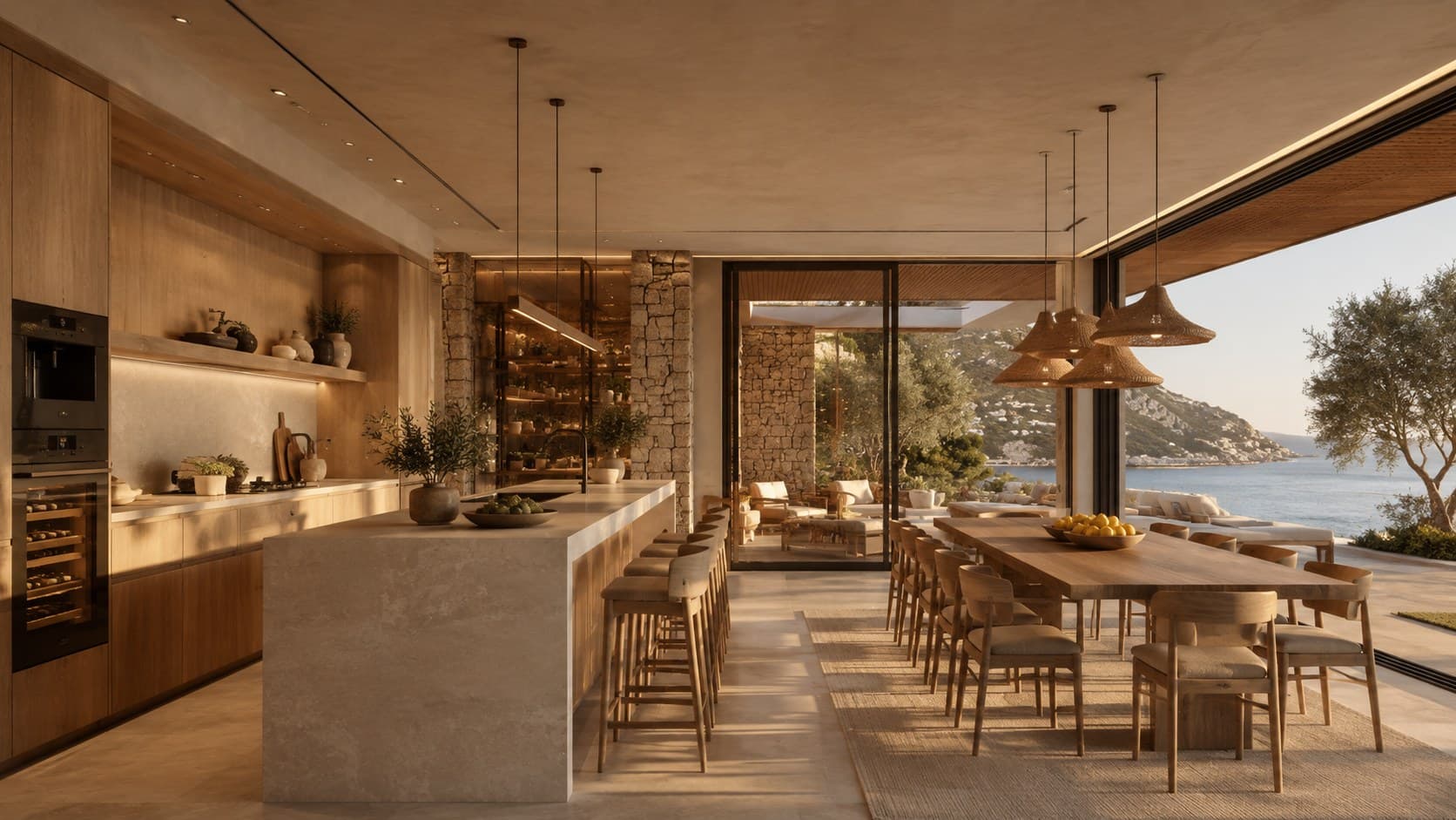 منظر من مشروع Fethiye Coastal Villa