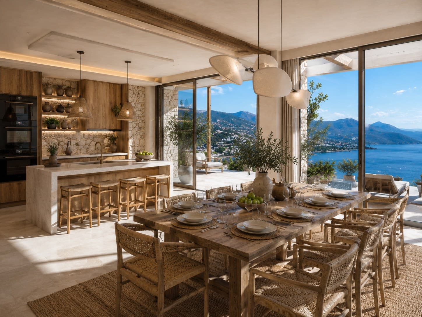 منظر من مشروع Kalkan Selene Villa