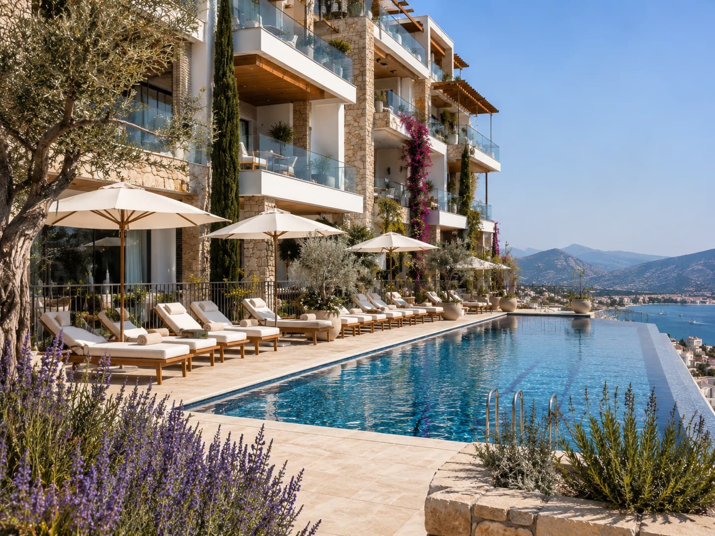 نمایی از پروژهٔ Kalkan Terrace Residence