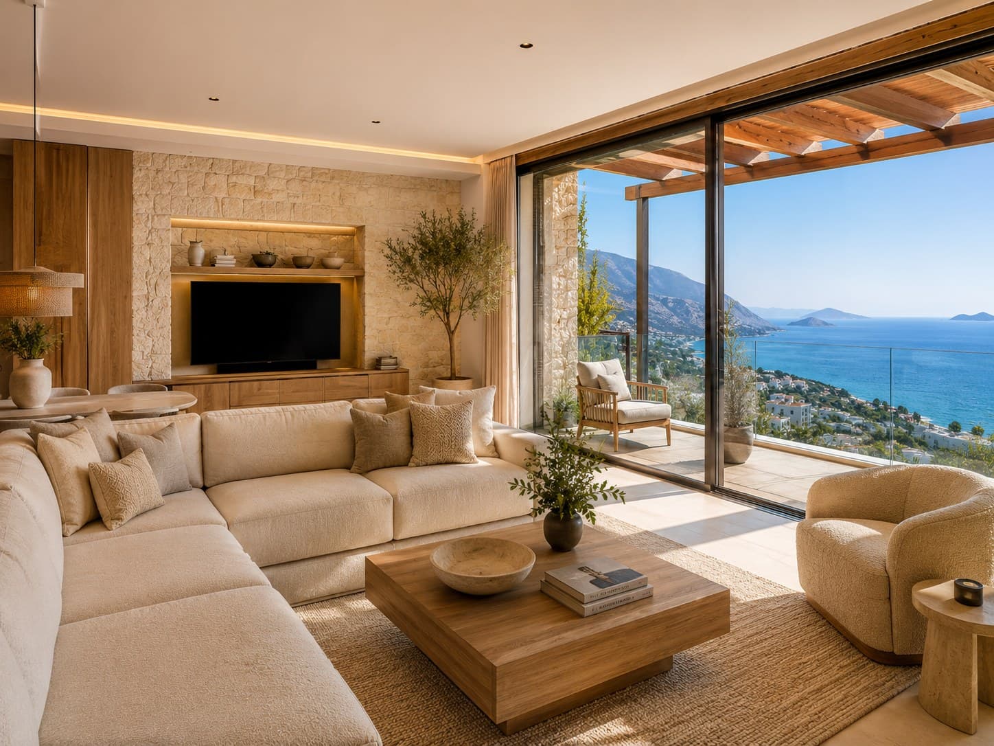 نمایی از پروژهٔ Kalkan Terrace Residence