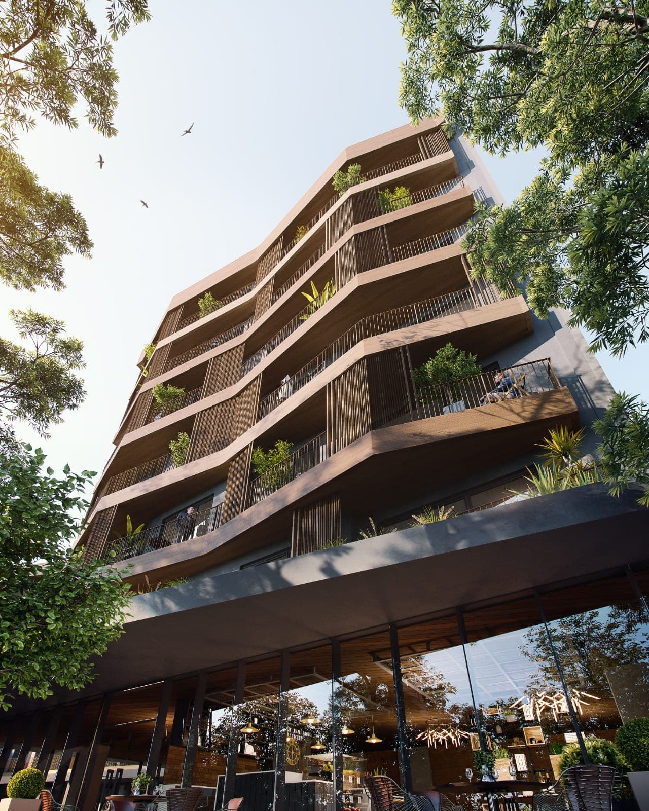 منظر من مشروع Linea Gardens
