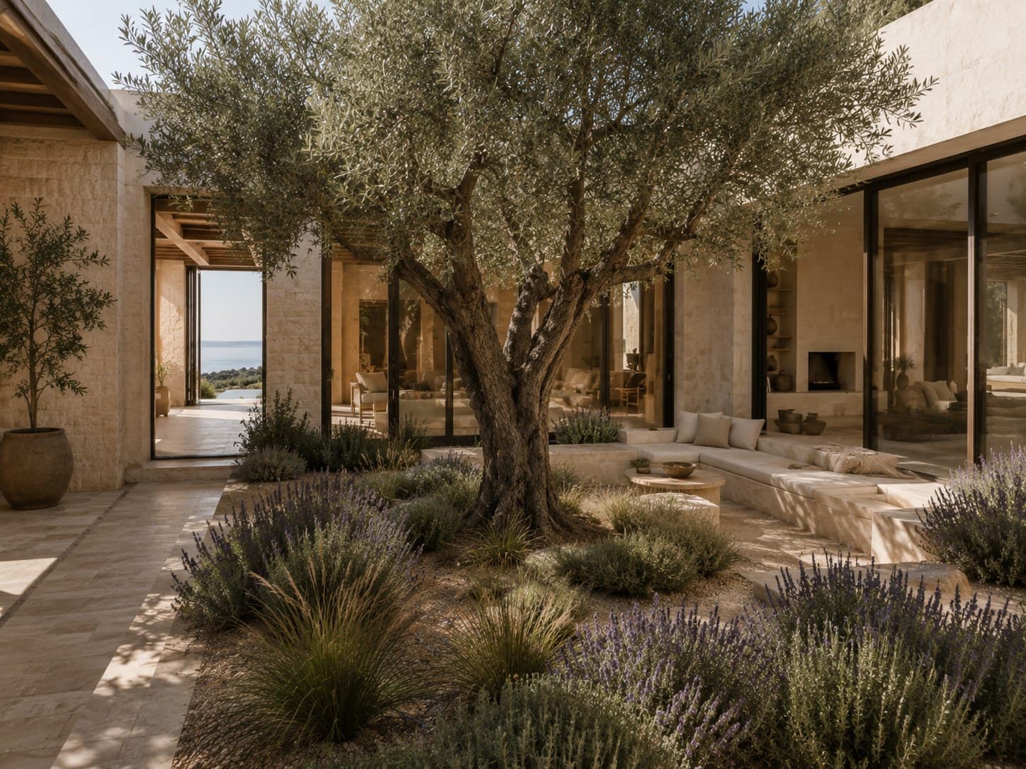 Mugla Hillside Courtyard Villa — view 9