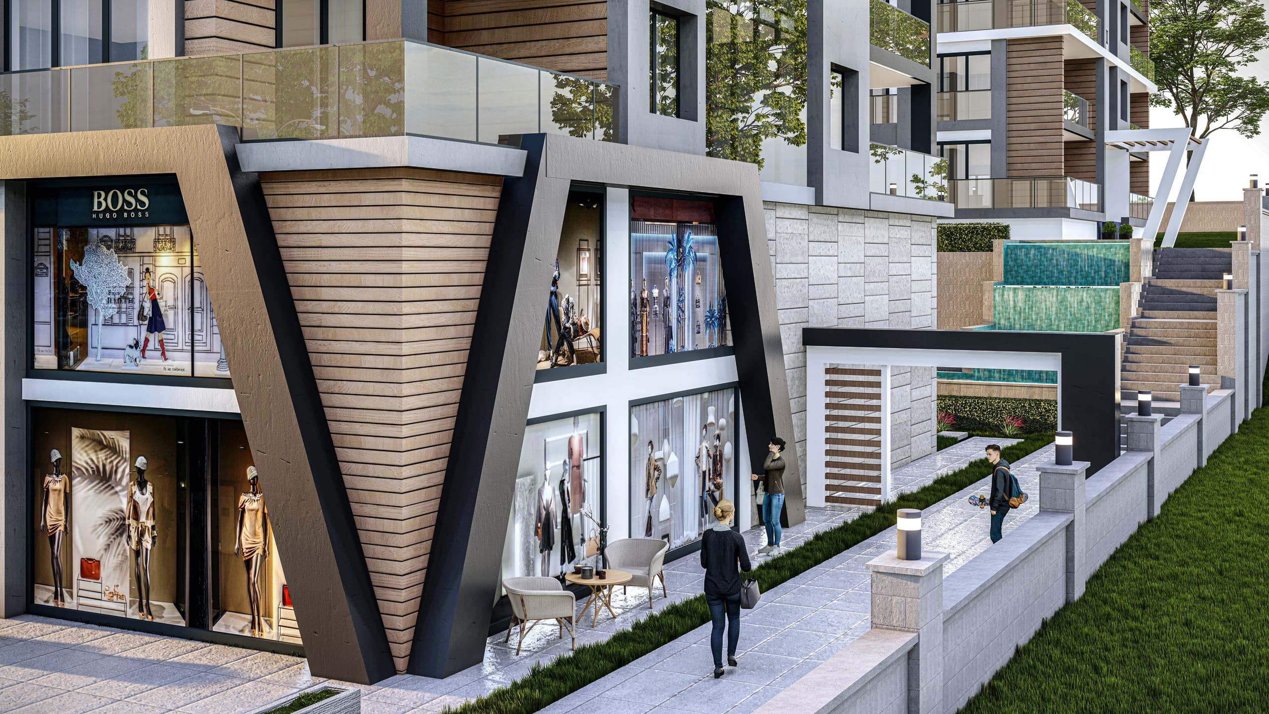 منظر من مشروع Posphor Residence