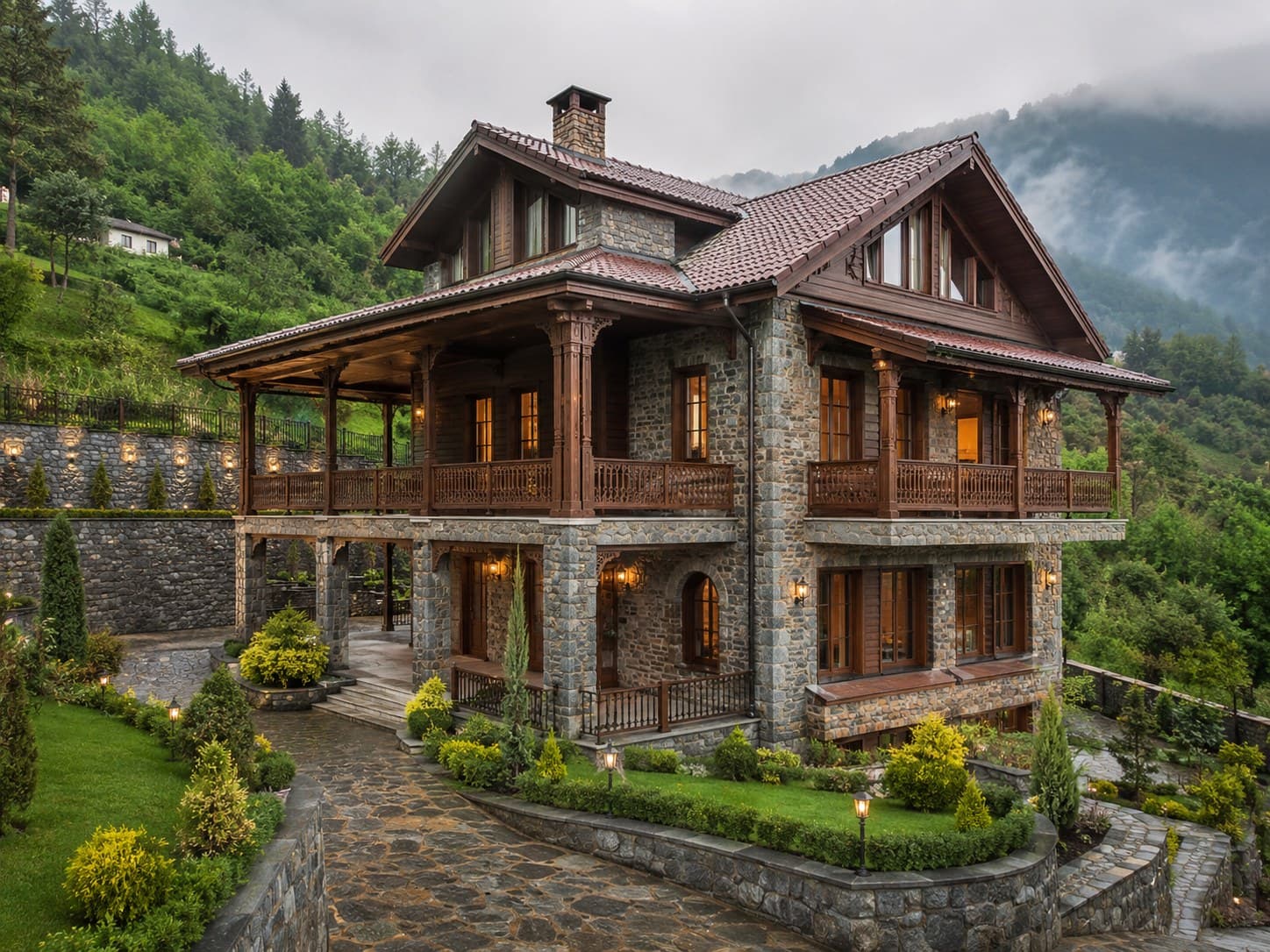نمایی از پروژهٔ Trabzon Karadeniz Villa