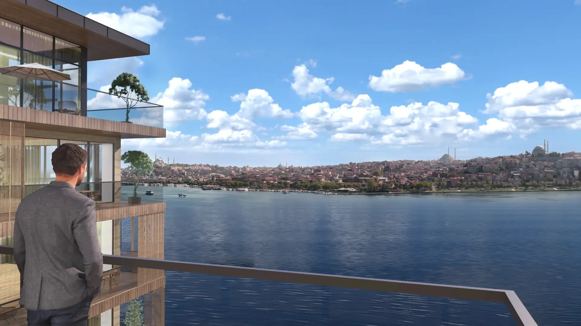 منظر من مشروع Waves Suites
