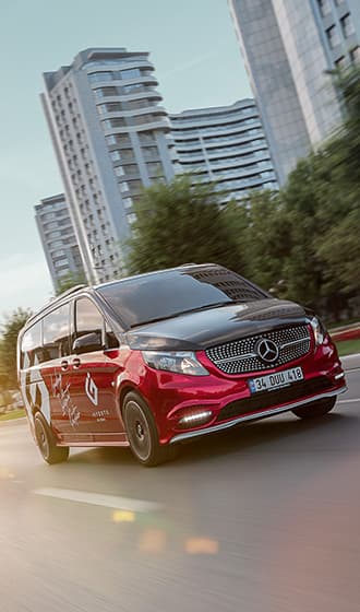 Investo Global transfer vehicle in Istanbul
