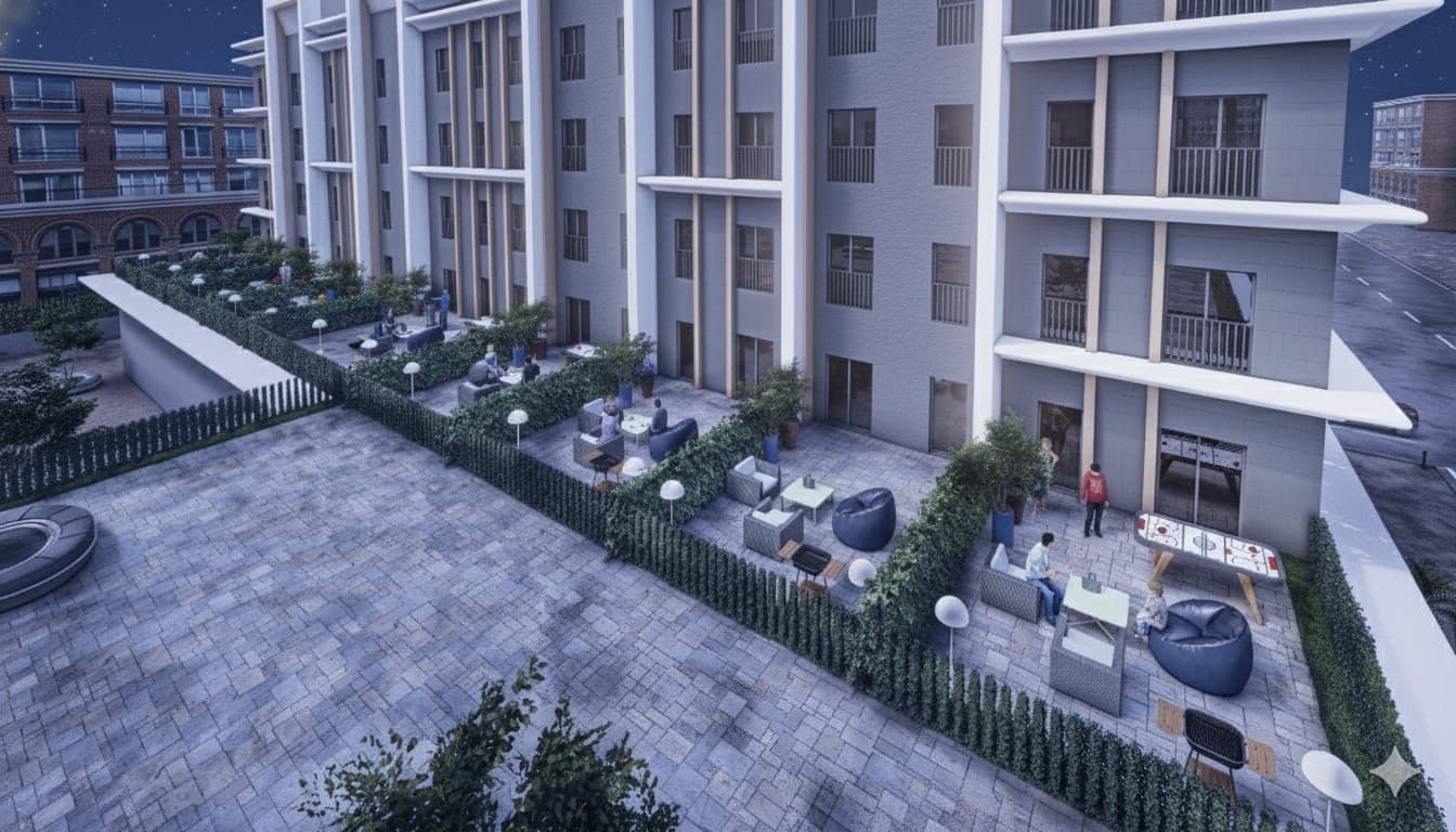 نمایی از پروژهٔ Avcilar Residence