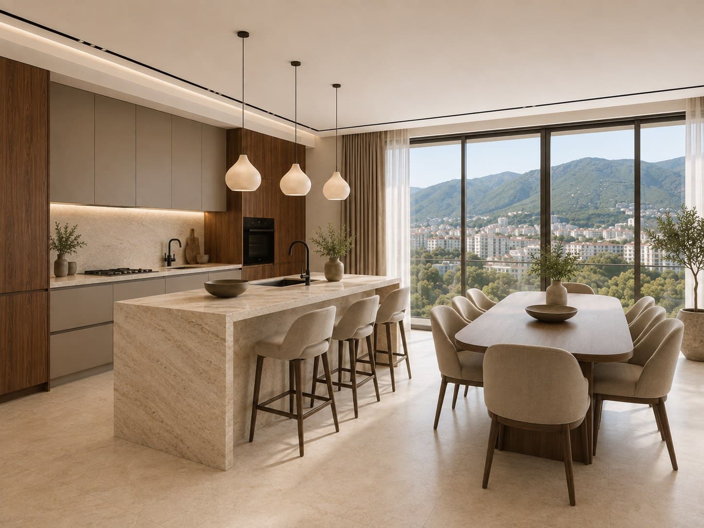 نمایی از پروژهٔ Bornova Linea Apartments