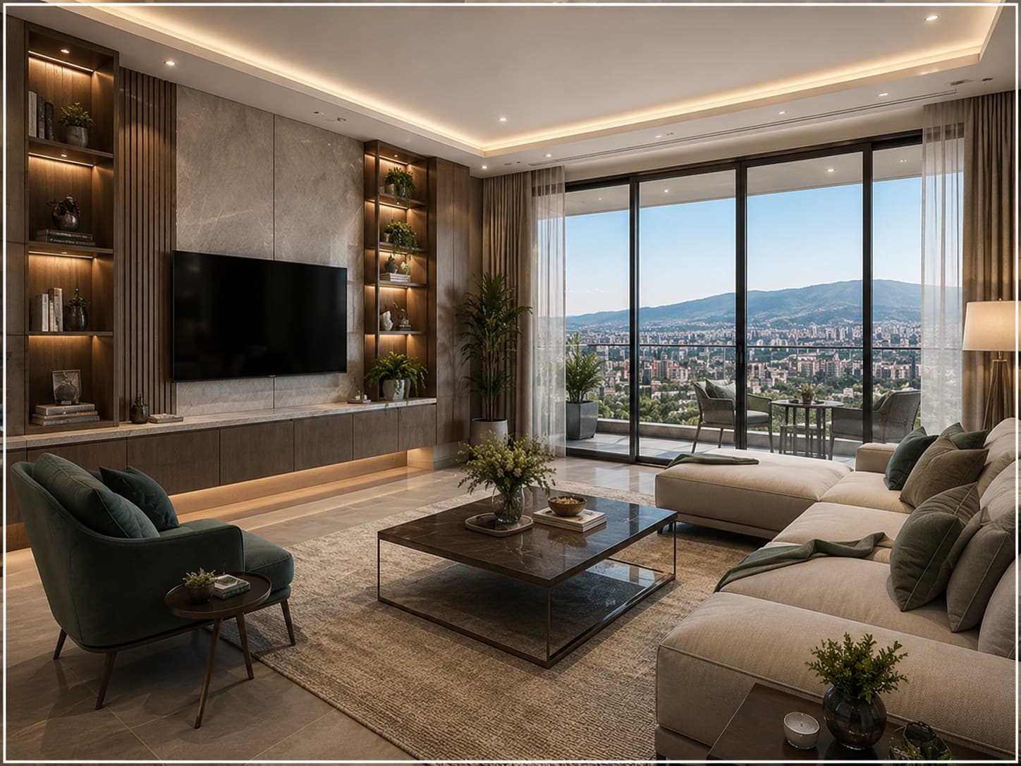 منظر من مشروع Bornova Vista Residence