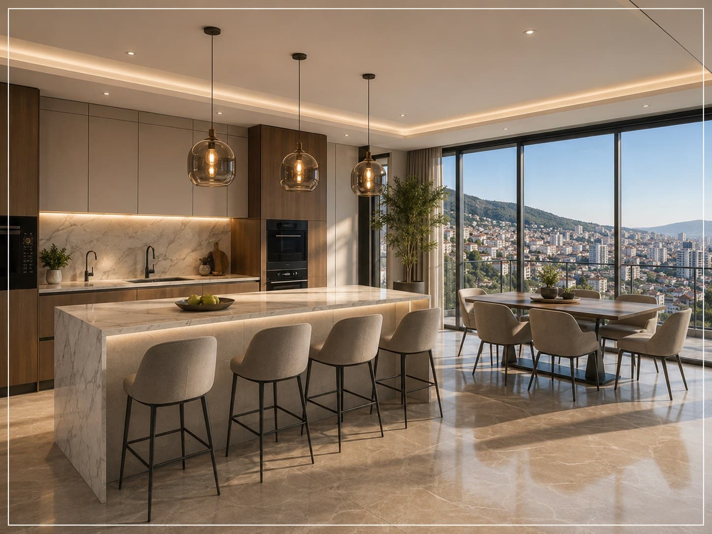 منظر من مشروع Bornova Vista Residence