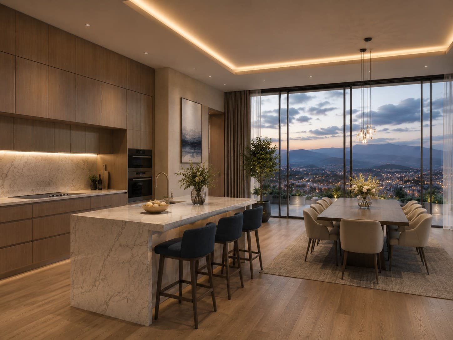نمایی از پروژهٔ Bursa Skyline Residence