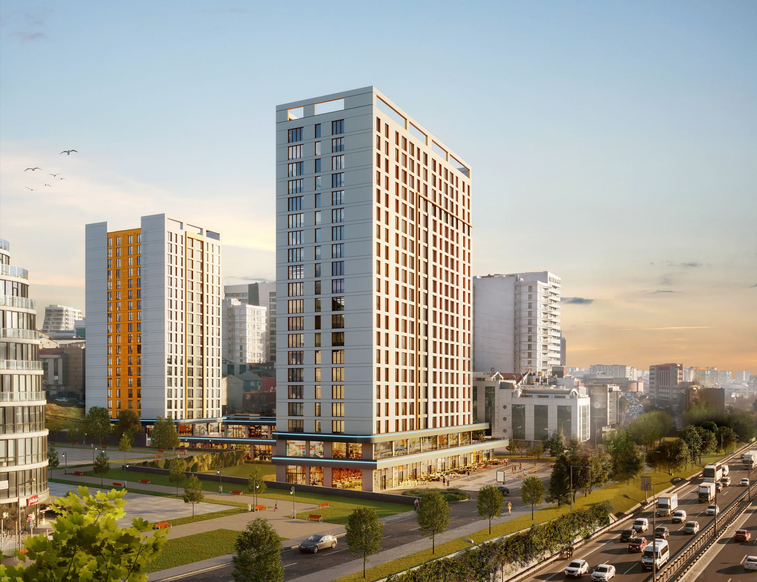 منظر من مشروع Tower 24