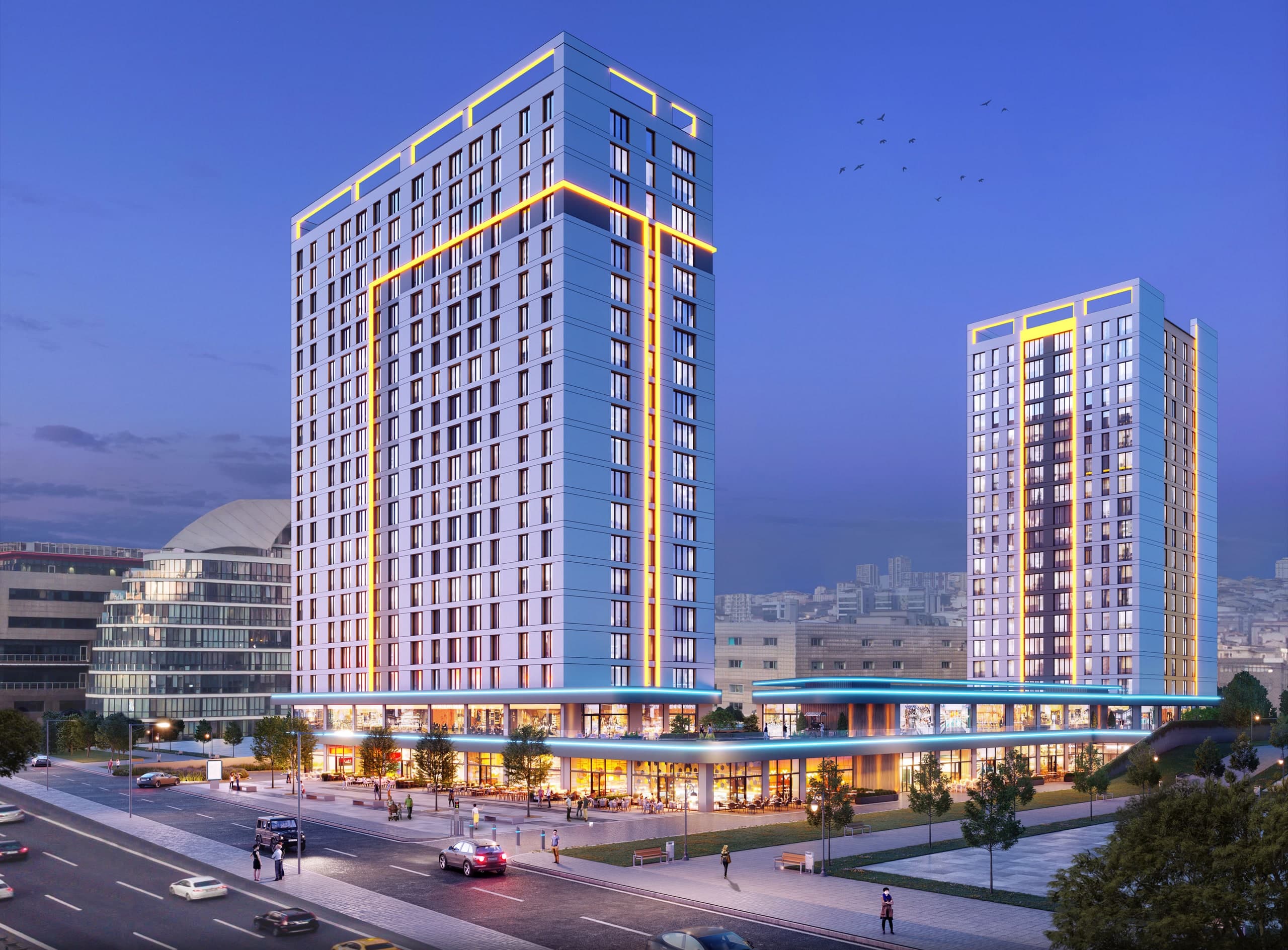 منظر من مشروع Tower 24