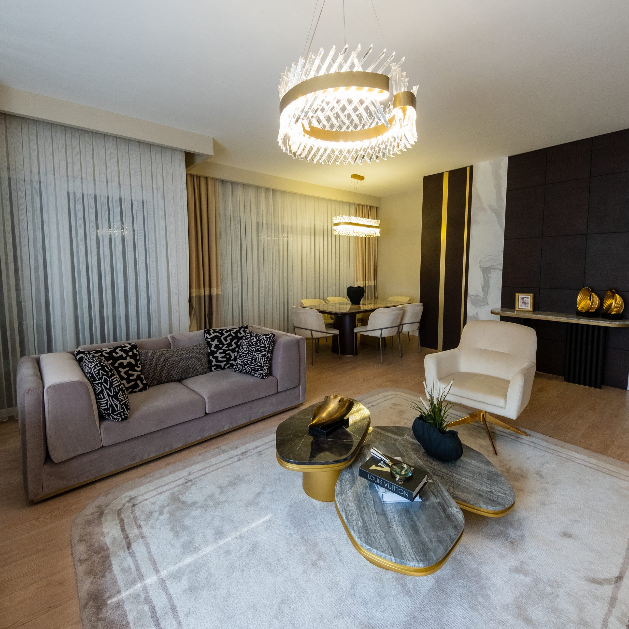منظر من مشروع Güneşli Grand Towers