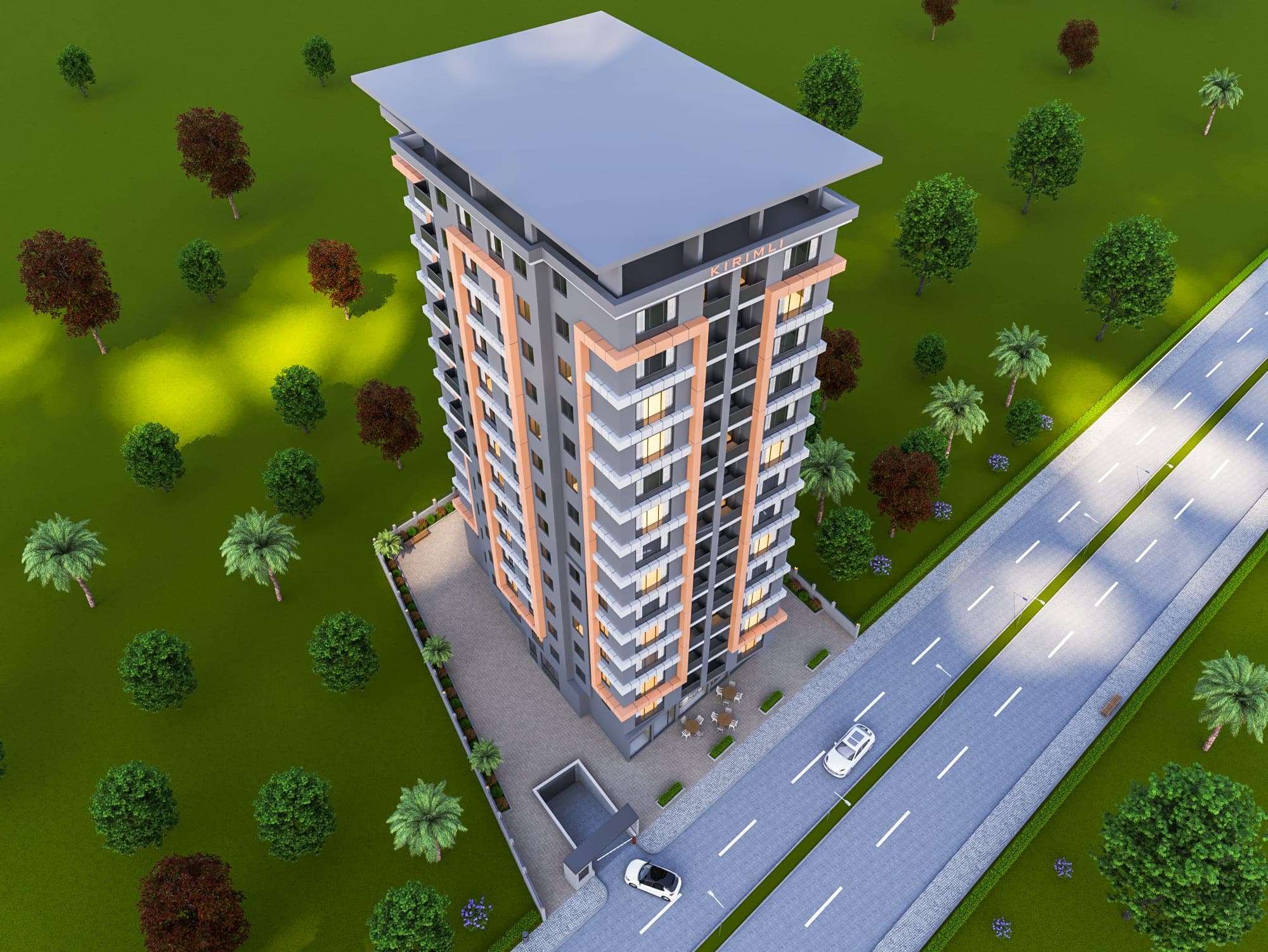 نمایی از پروژهٔ Lake Tower