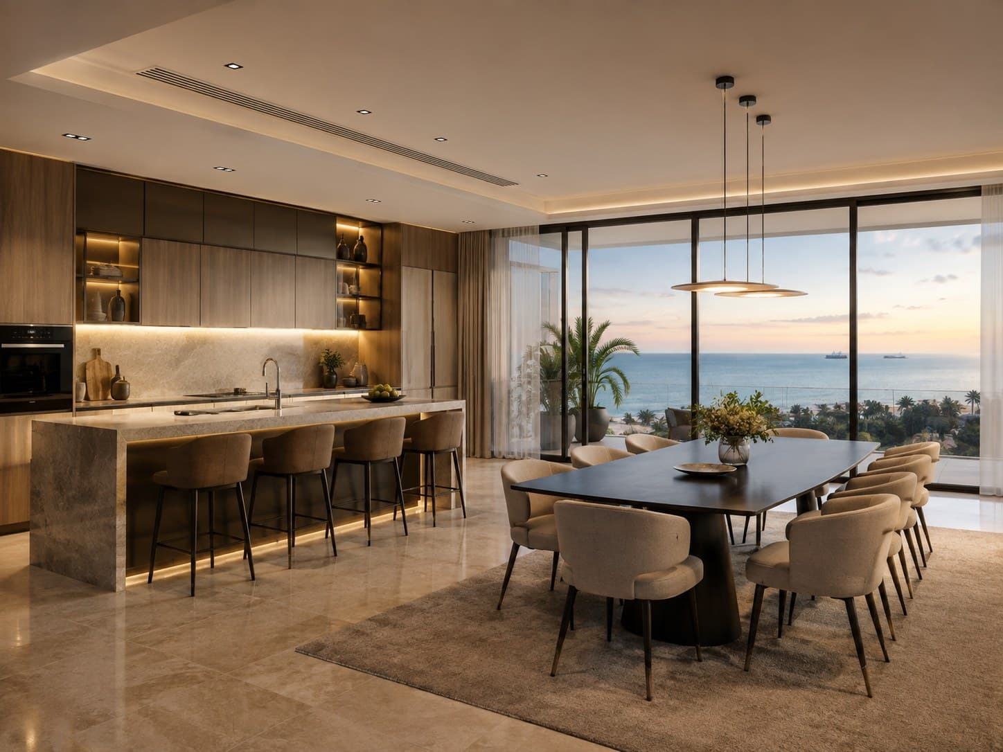 نمایی از پروژهٔ Mezitli Plaza Residence