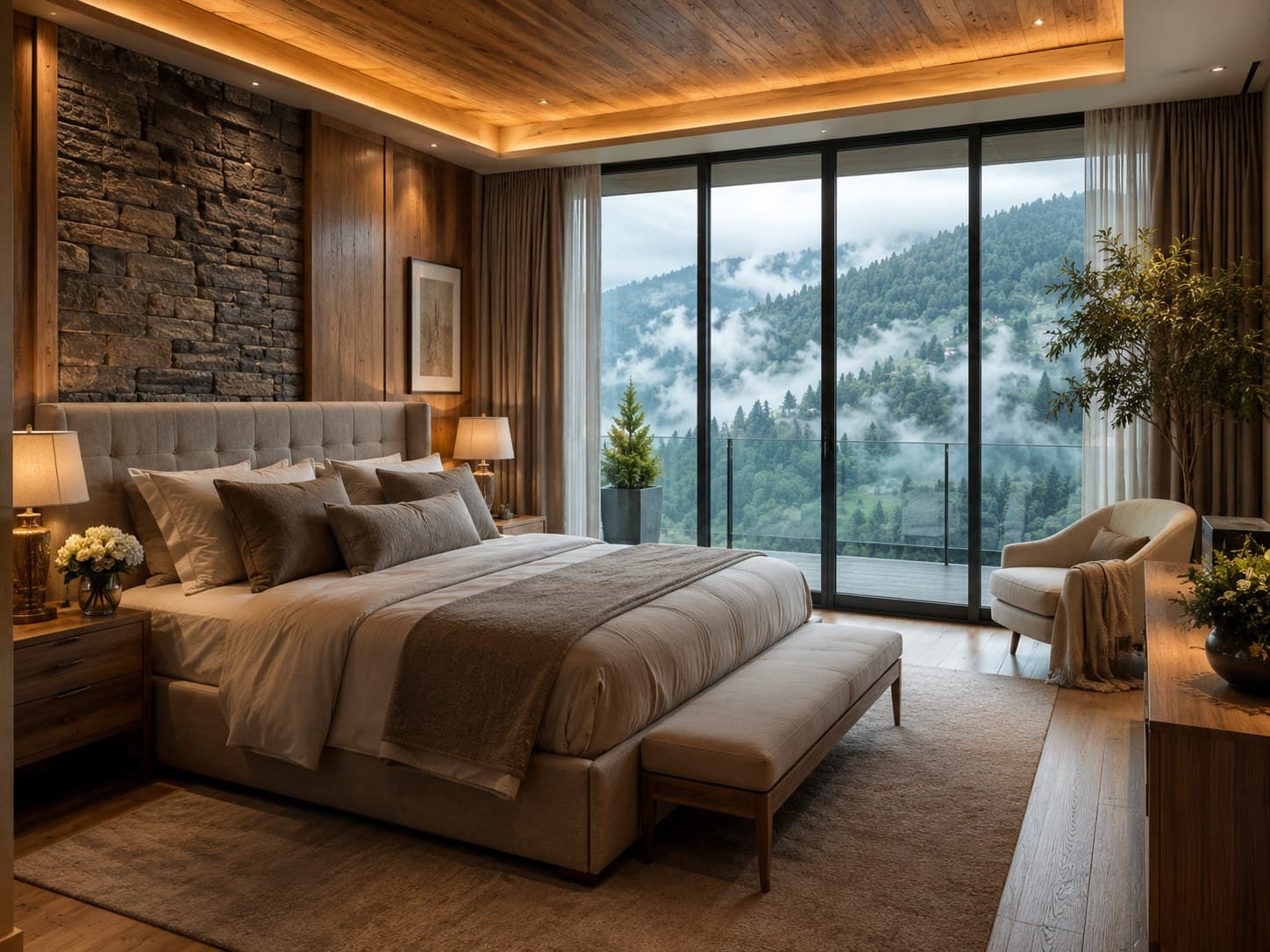 نمایی از پروژهٔ Trabzon Dağ Evi Villa