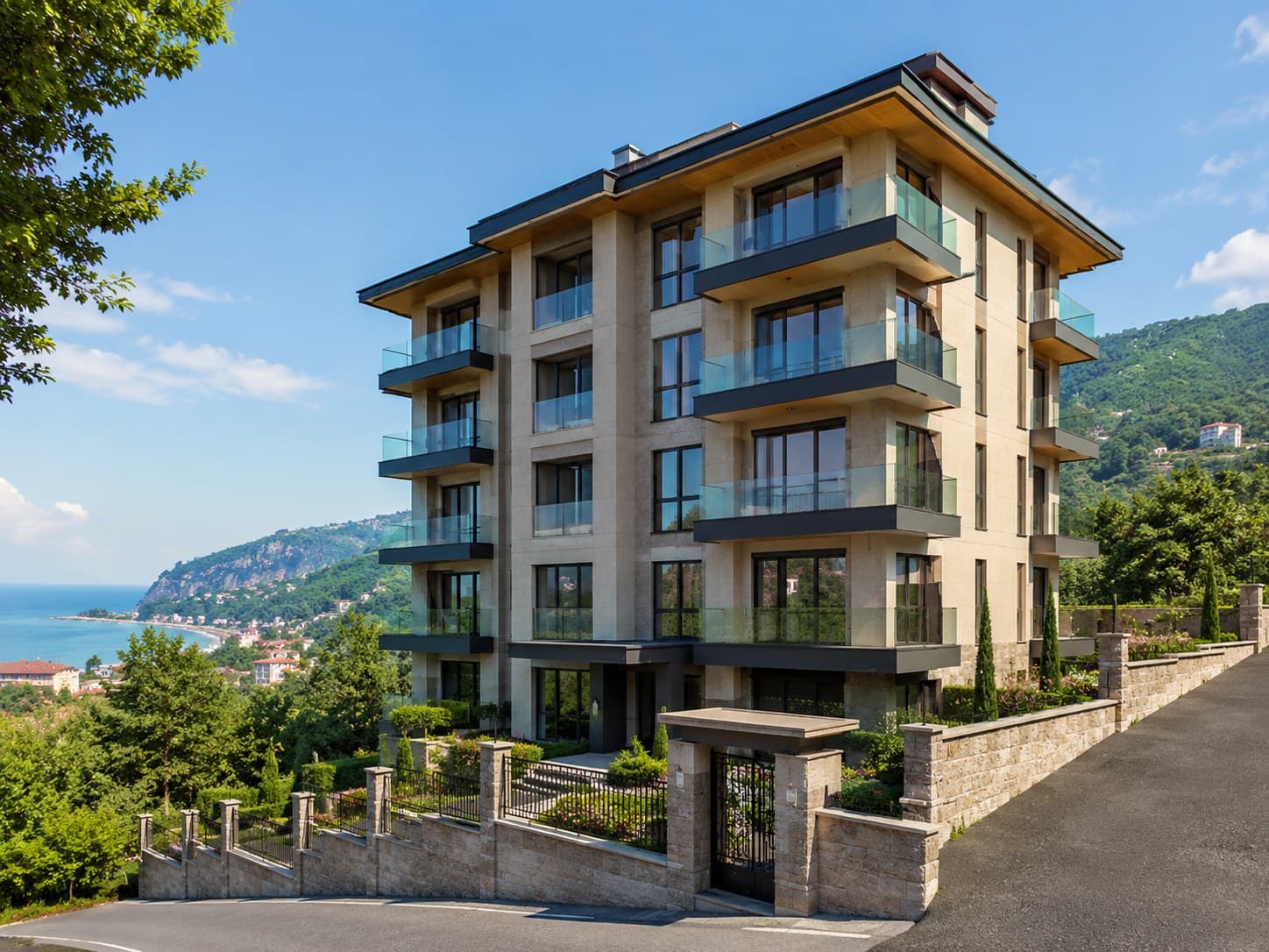 Trabzon Deniz Manzaralı Modern 3+1 Daire, Ortahisar