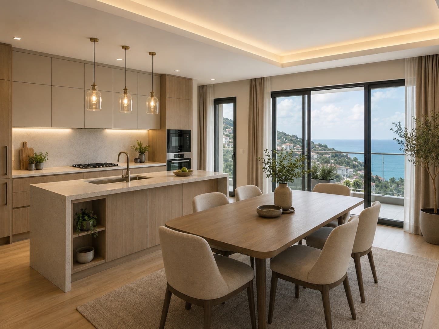 نمایی از پروژهٔ Trabzon Deniz Manzaralı Modern Daire