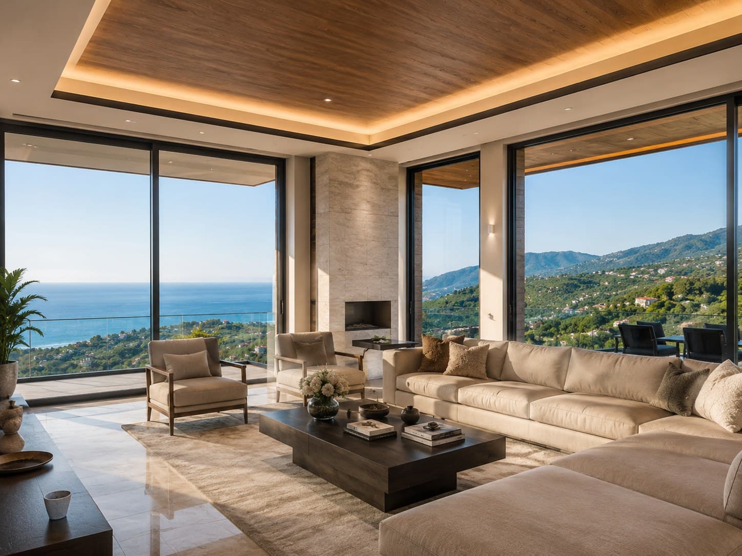 منظر من مشروع Trabzon Panoramik Deniz Manzaralı Lüks Villa