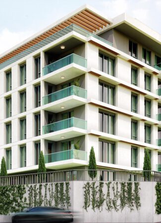 Sea view apartments with stunning architecture in Büyükçekmece 15