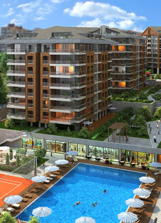 Affordable apartment project with Bosphorus view and ready title deed in Çengelköy 15