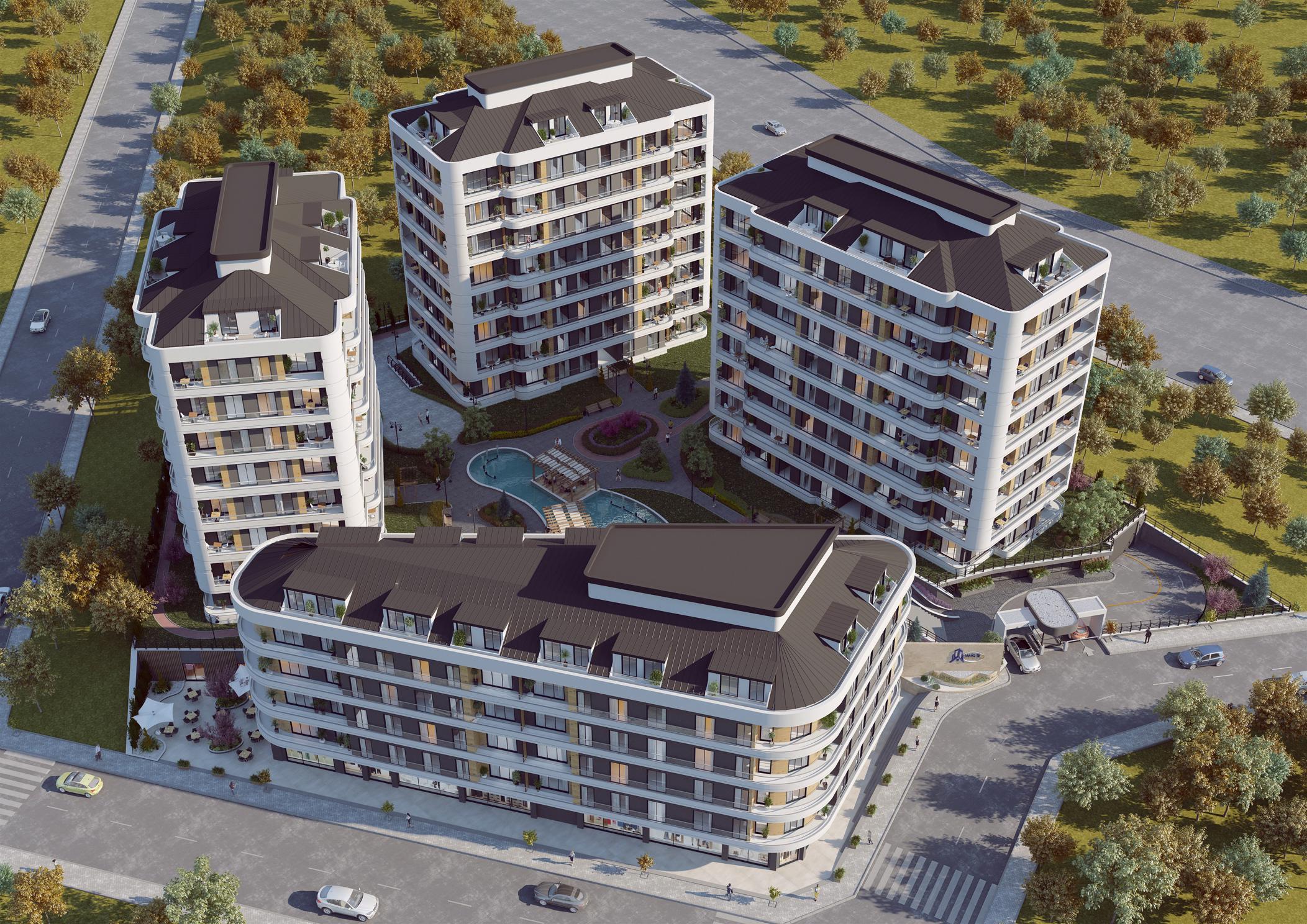Family concept apartments with Kanal Istanbul view 9